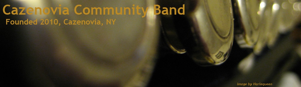 Cazenovia Community Band, Founded 2010, Cazenovia, NY